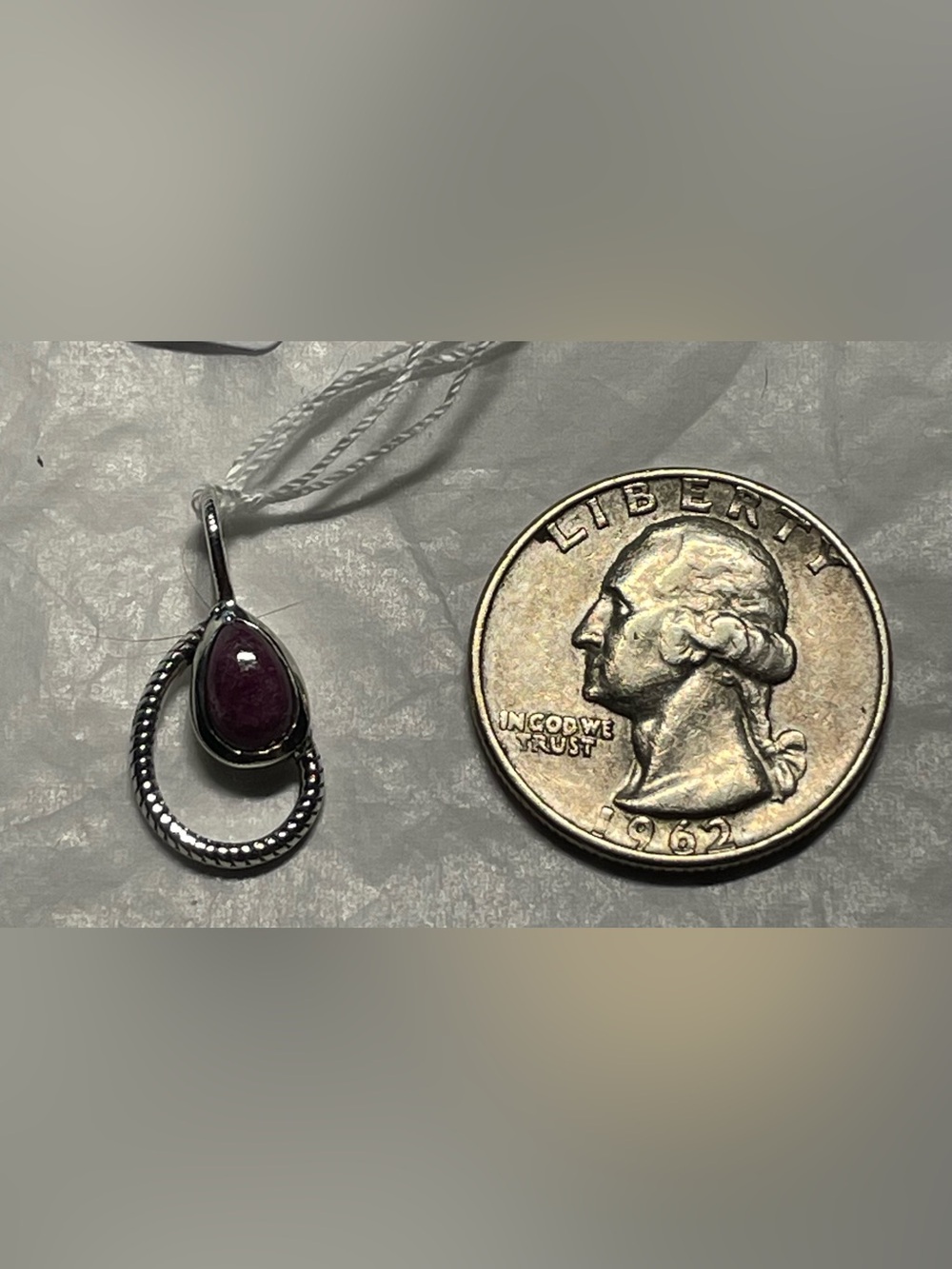 Ruby pendant, 1 of 2